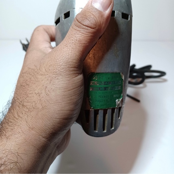 VINTAGE STANLEY CORDED DRILL MODEL 4031 3/8" DRILL TESTED WORKING - Picture 8 of 8